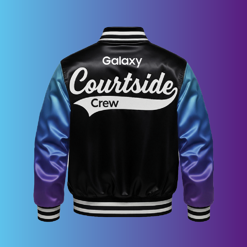 GALAXY COURTSIDE QUILTED SATIN JACKET