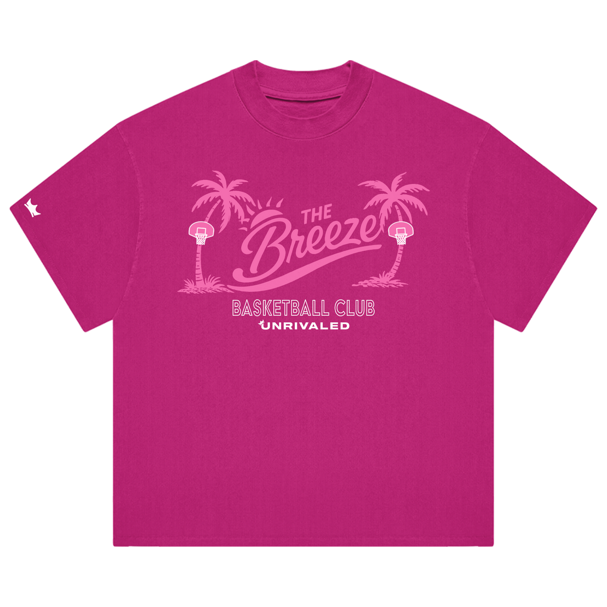 Breeze Basketball Club T-Shirt - Vintage Pink