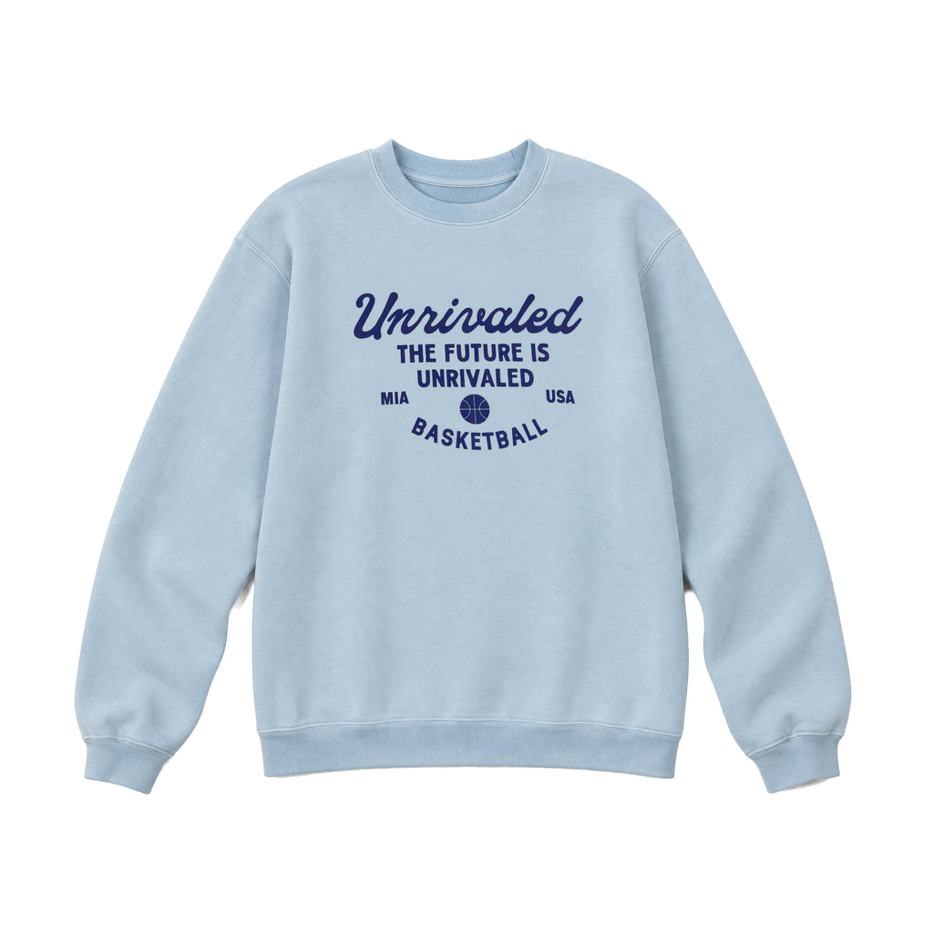 Future is Unrivaled - Crewneck - Washed Blue