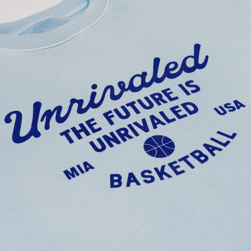 Future is Unrivaled - Crewneck - Washed Blue