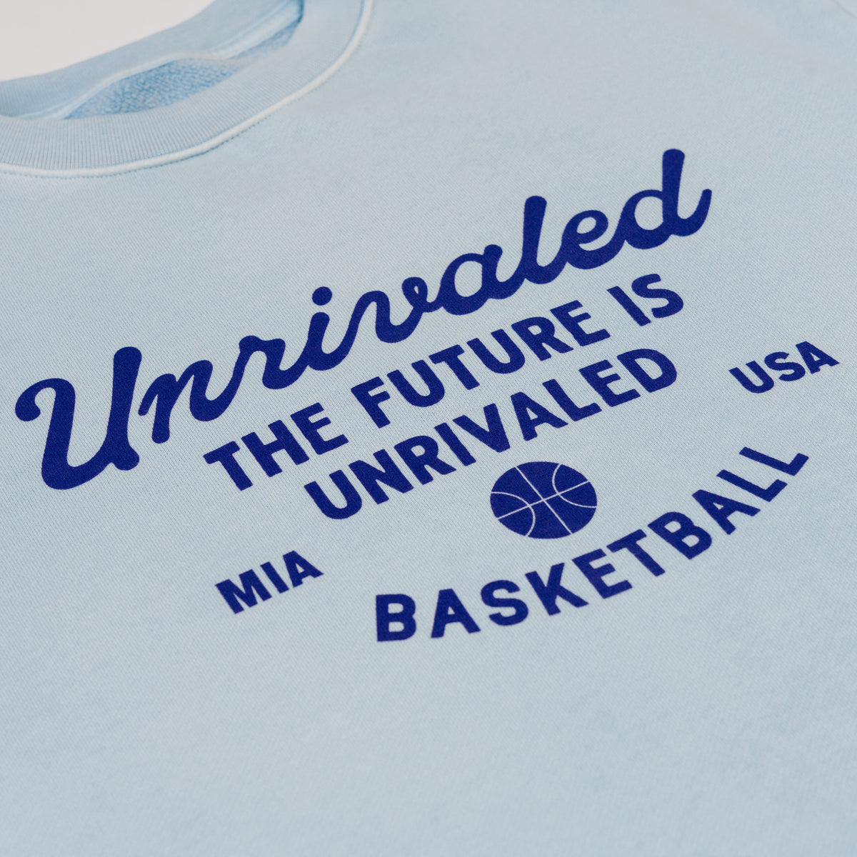 Future is Unrivaled - Crewneck - Washed Blue