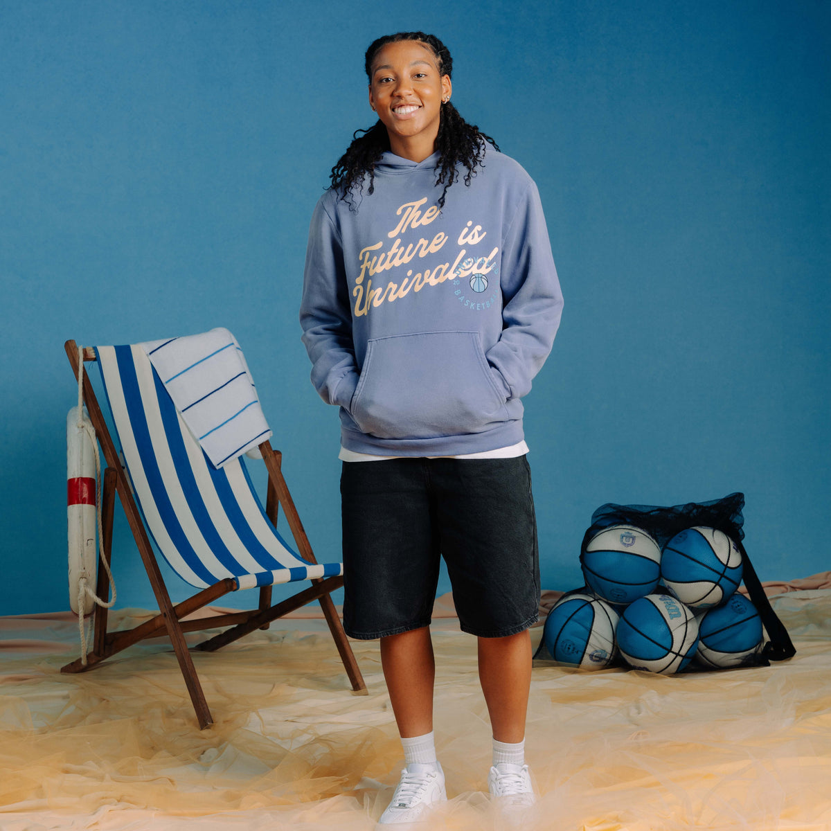 Future is Unrivaled - Hoodie - Washed Indigo