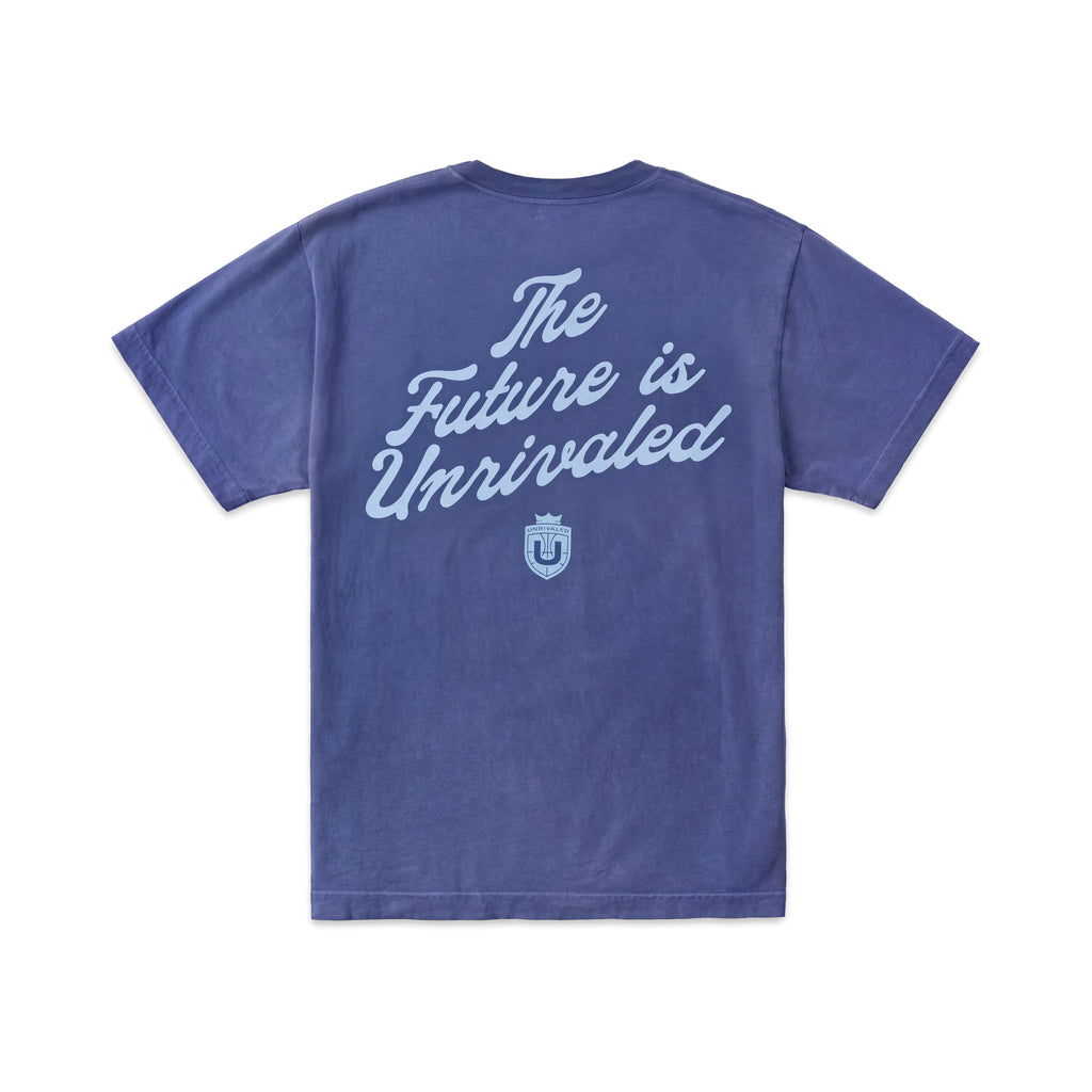 Future is Unrivaled - Crown T-Shirt - Washed Indigo