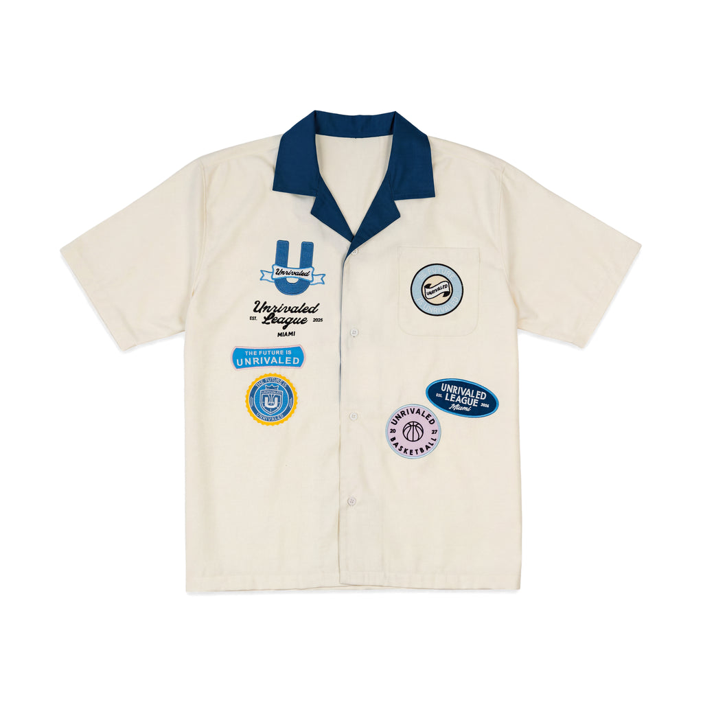 Future is Unrivaled - Bowling Shirt - White