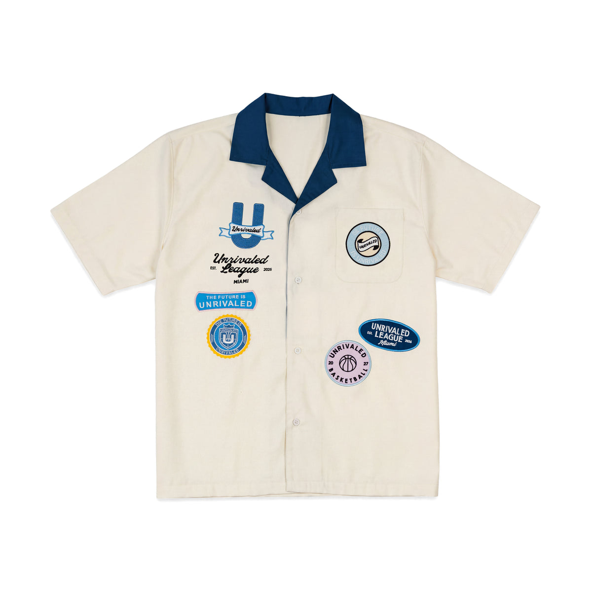 Future is Unrivaled - Bowling Shirt - White