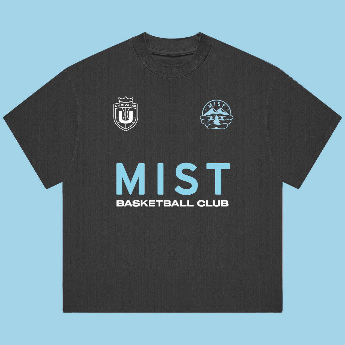 Mist Basketball Club T-Shirt - Vintage Black