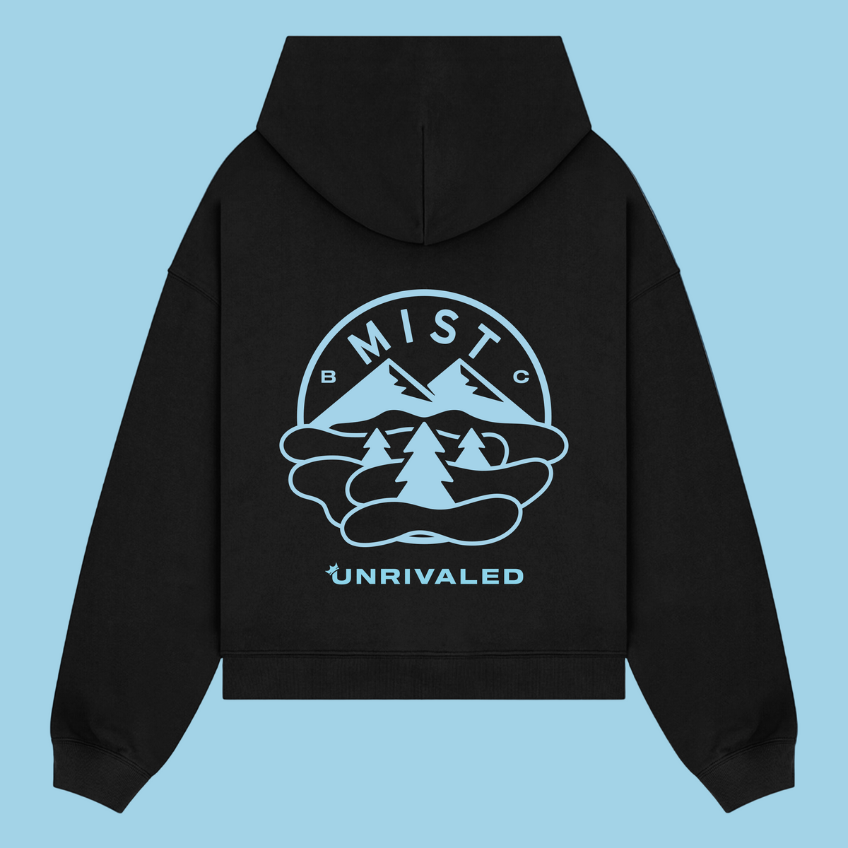 Mist Basketball Club Logo Hoodie - Black