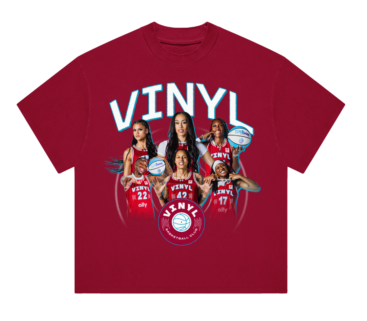 Vinyl Basketball Club Player T-Shirt