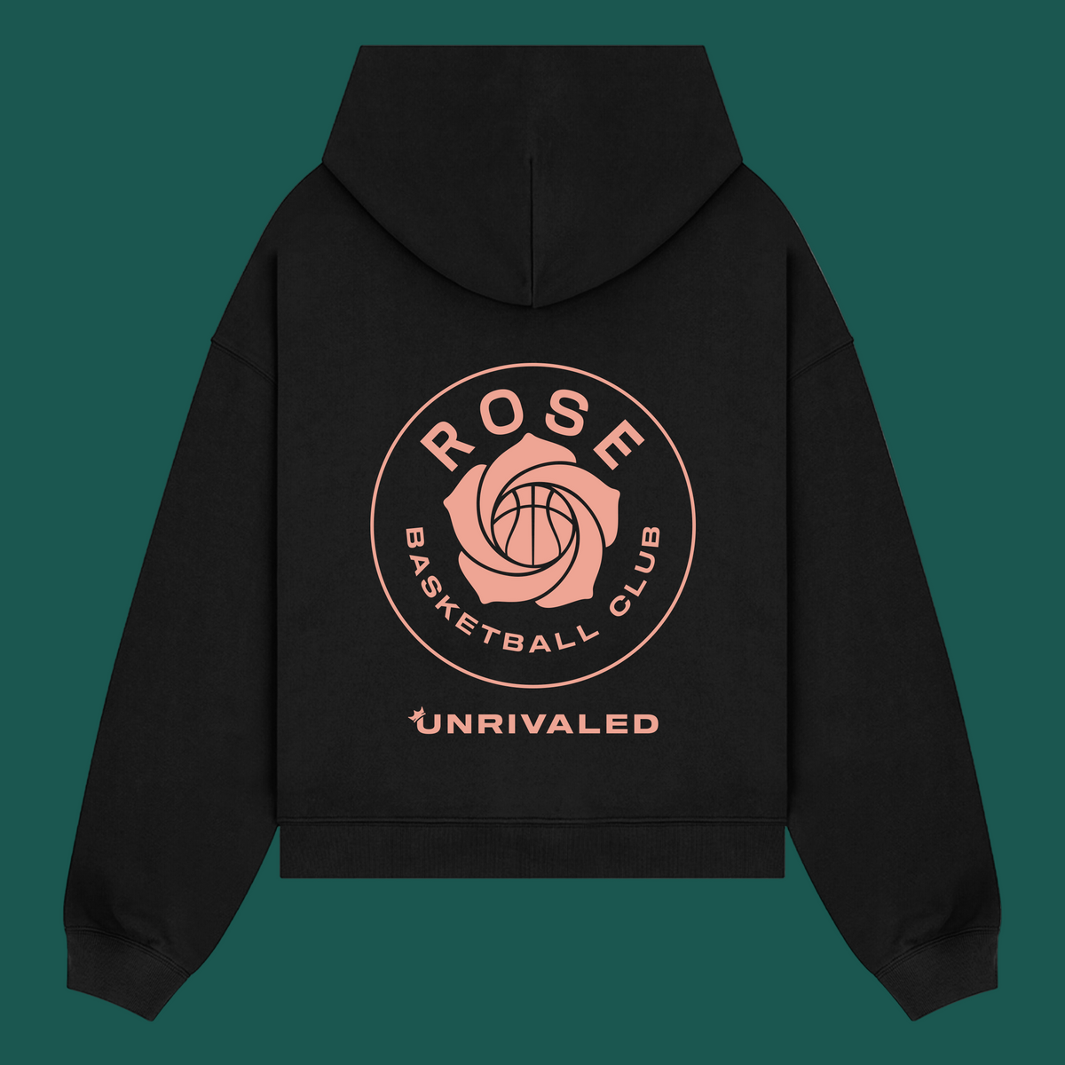 Rose Basketball Club Logo Hoodie - Black