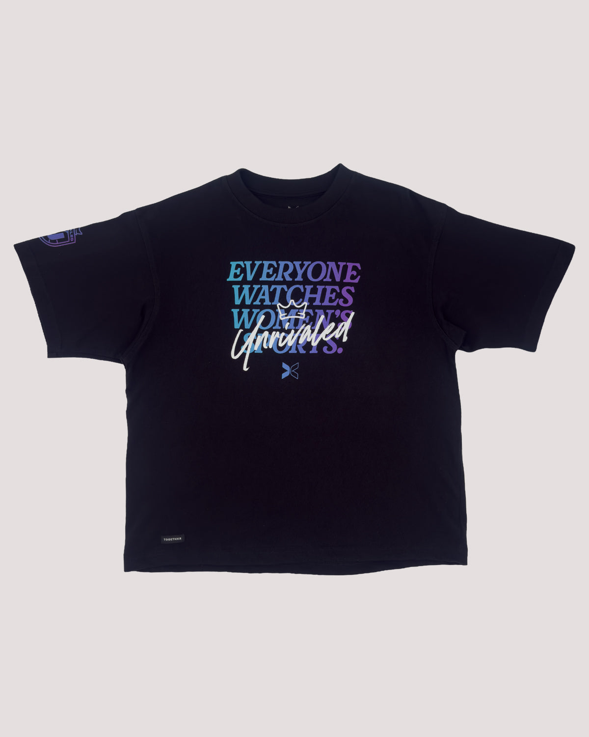 Everyone Watches Women’s Sports™ x Unrivaled Tee - Black - YOUTH