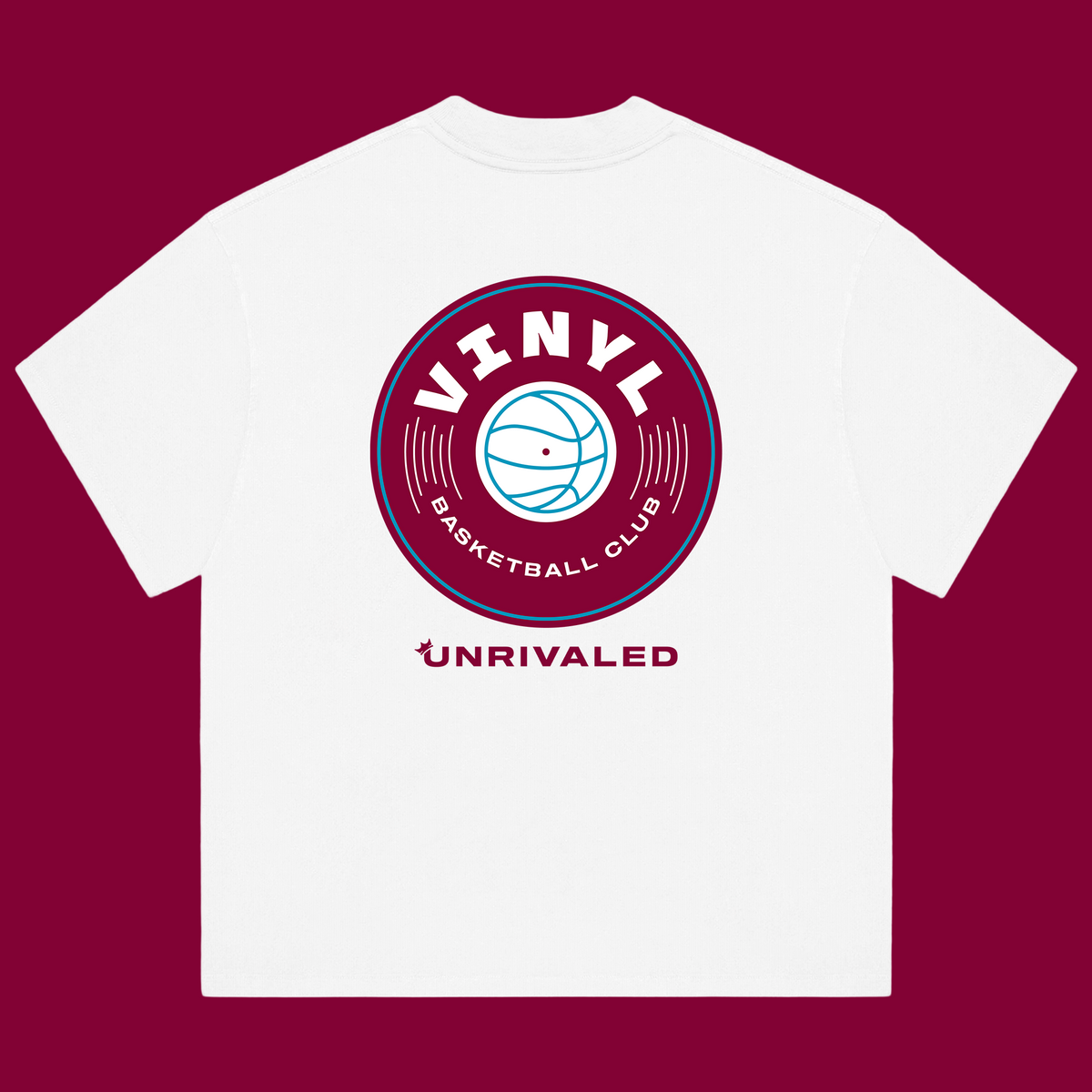 Vinyl Basketball Club T-Shirt - White