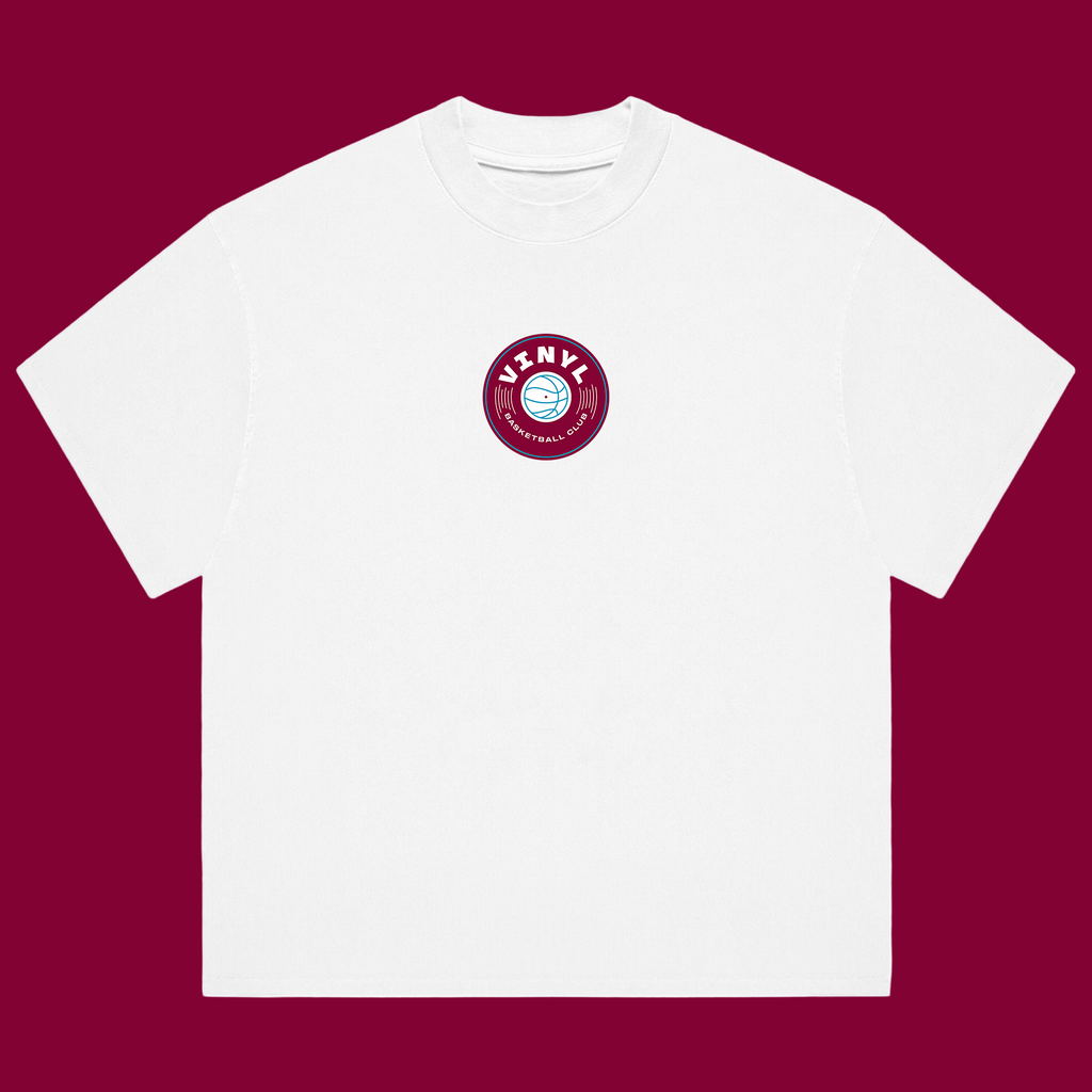 Vinyl Basketball Club T-Shirt - White