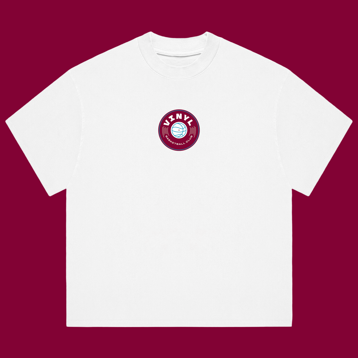 Vinyl Basketball Club T-Shirt - White