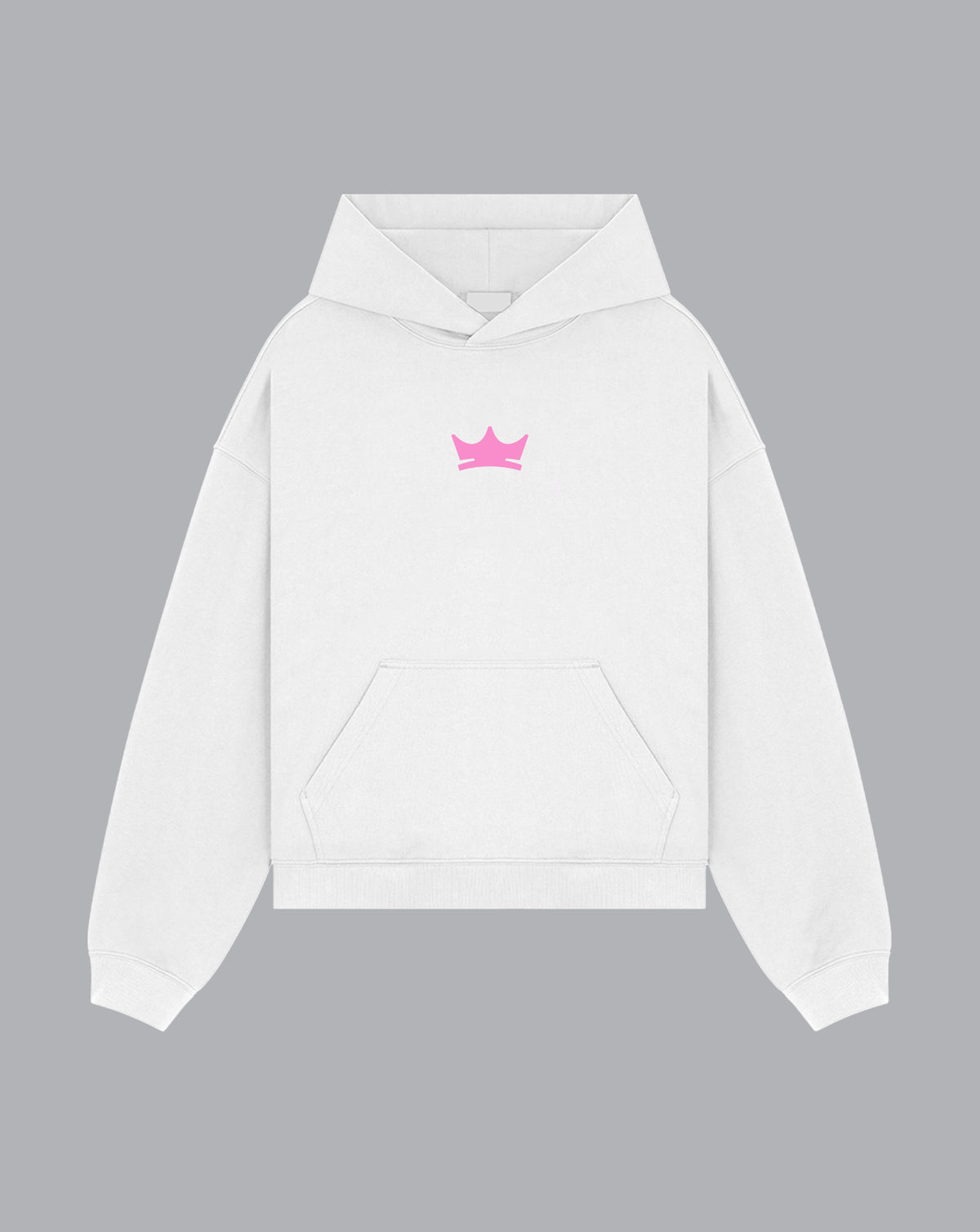 Heavyweight Crown Hoodie - White
