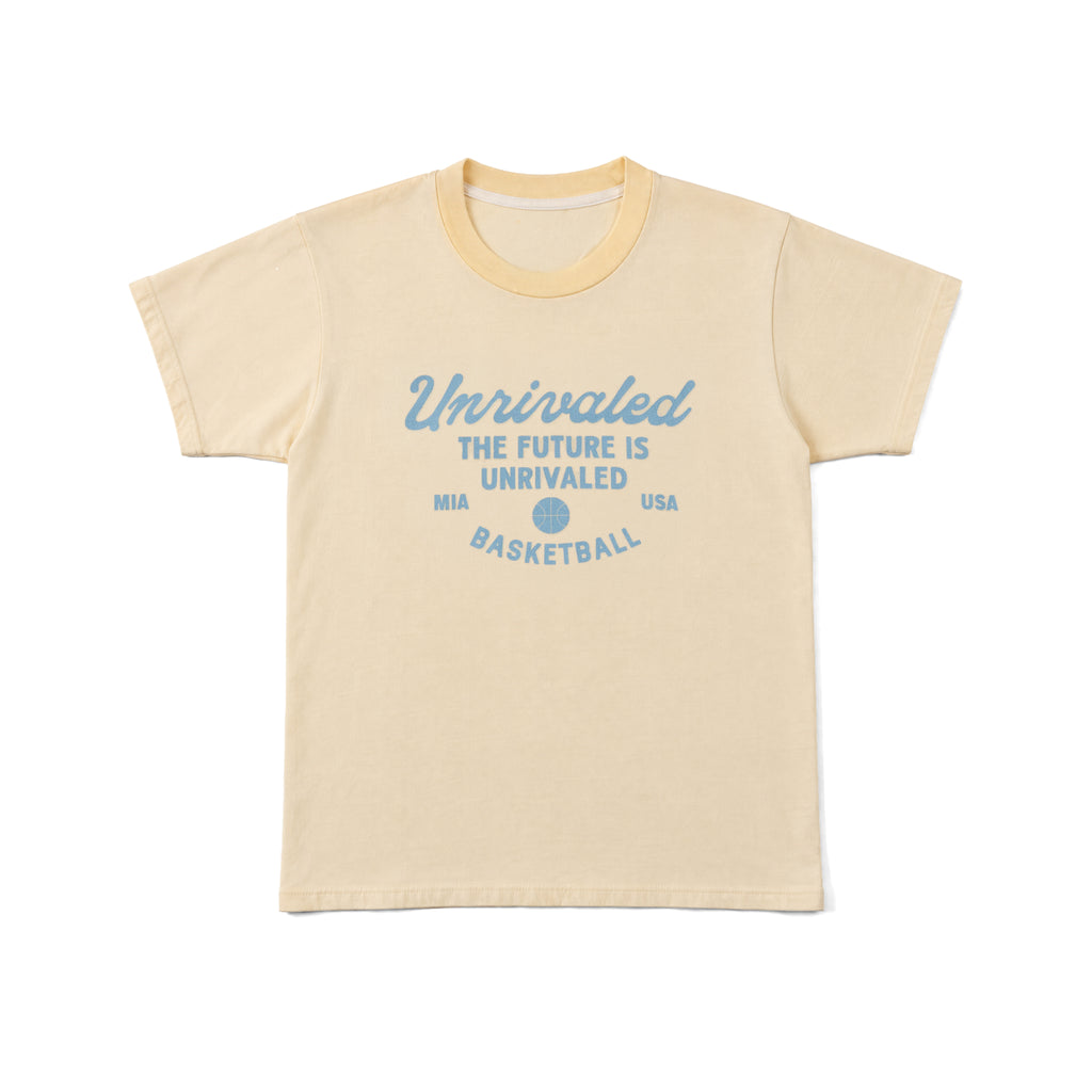Future is Unrivaled - Women's Ringer Tee - Yellow