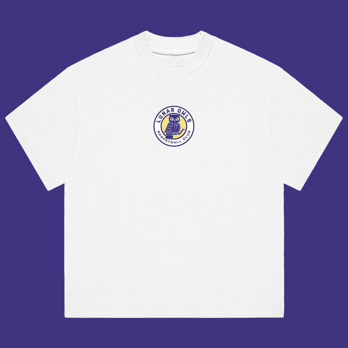 Lunar Owls Basketball Club T-Shirt - White